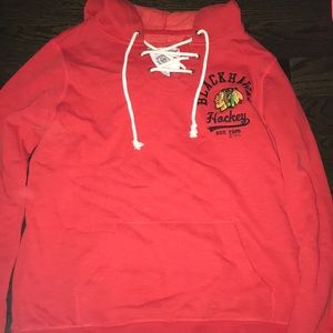 Black hawks sweatshirt